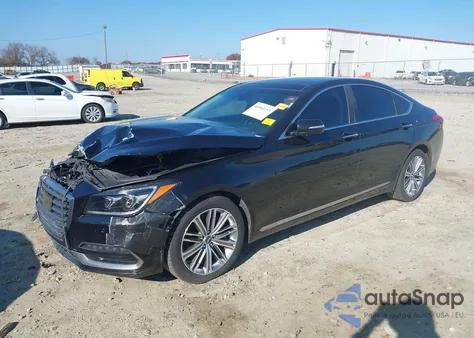 2018 Genesis G80 3.8 из США, поврежденный, VIN KMHGN4JE8JU232417